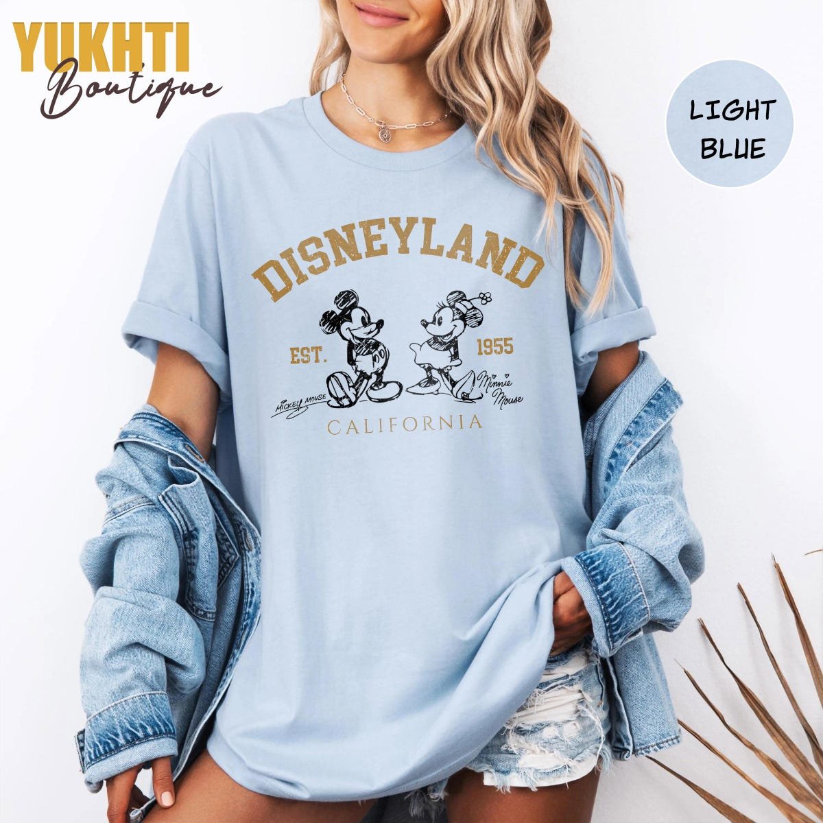 Disneyland Mickey Minnie Retro Shirt 1955 Vintage Family Vacation