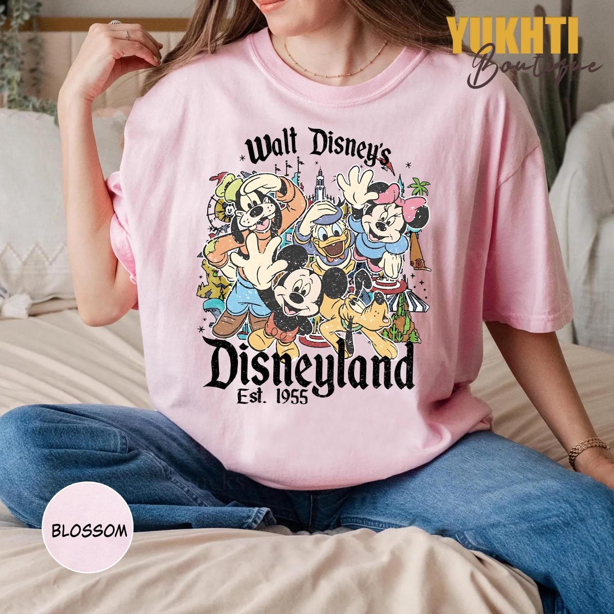 Disneyland Retro Shirt Mickey Friends Disney Vacation Tee