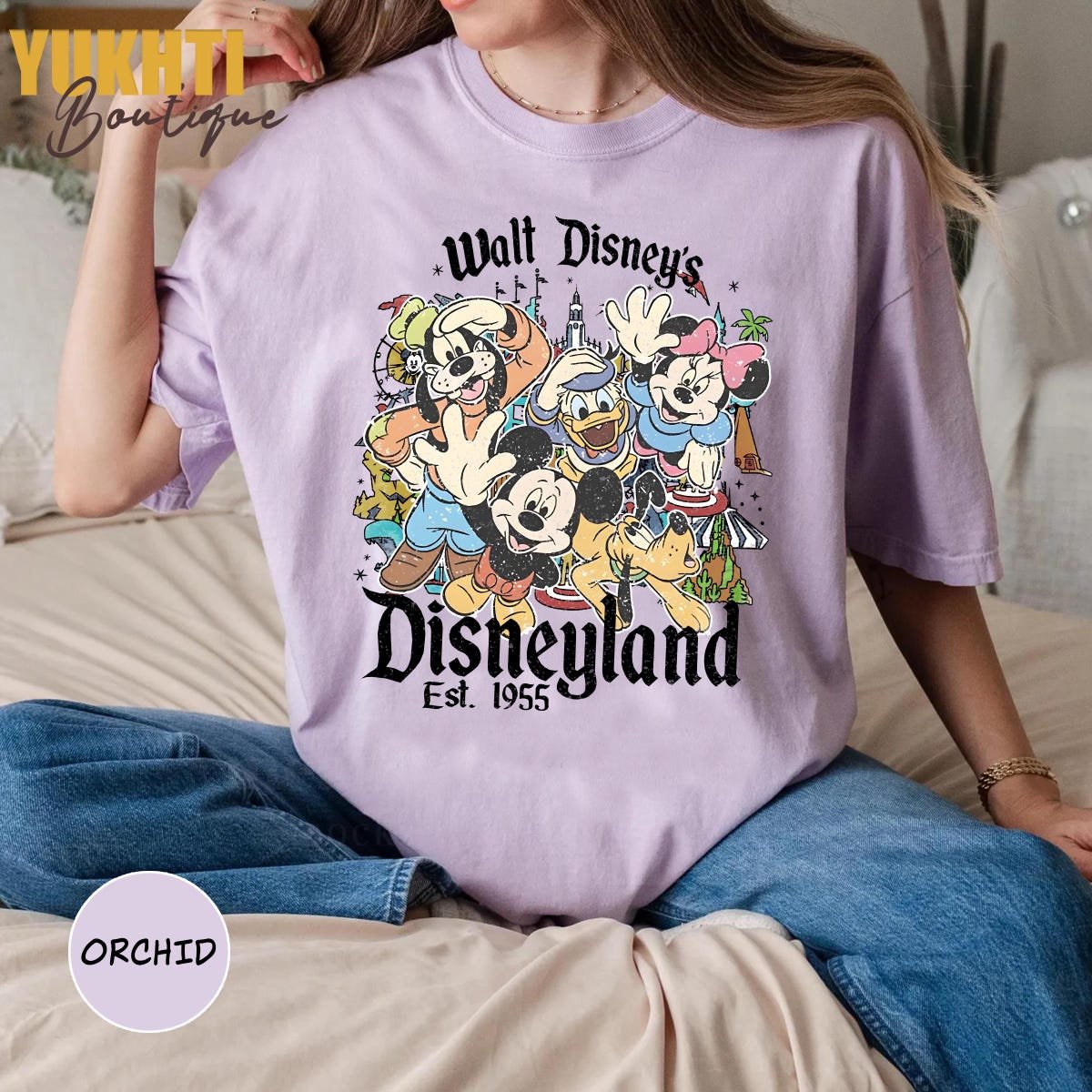 Disneyland Retro Shirt Mickey Friends Disney Vacation Tee