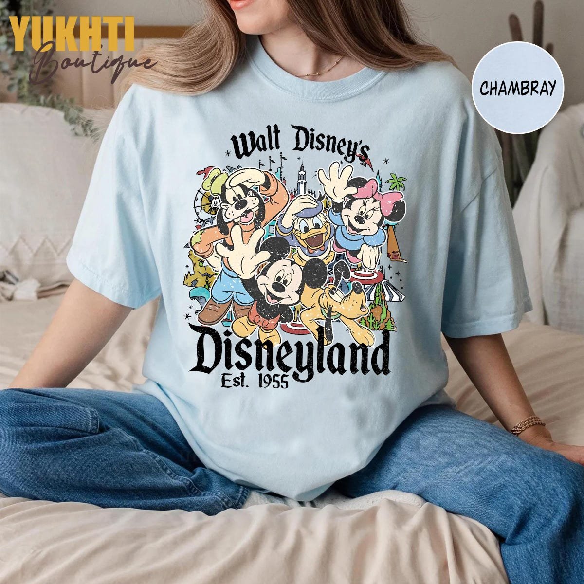 Disneyland Retro Shirt Mickey Friends Disney Vacation Tee