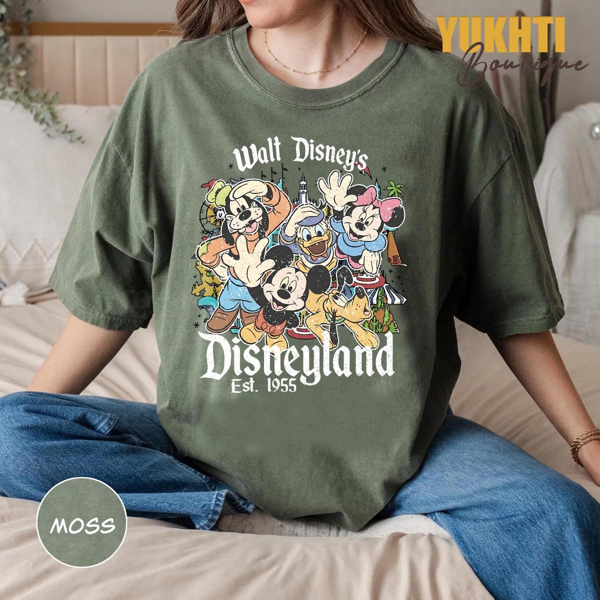 Disneyland Retro Shirt Mickey Friends Disney Vacation Tee