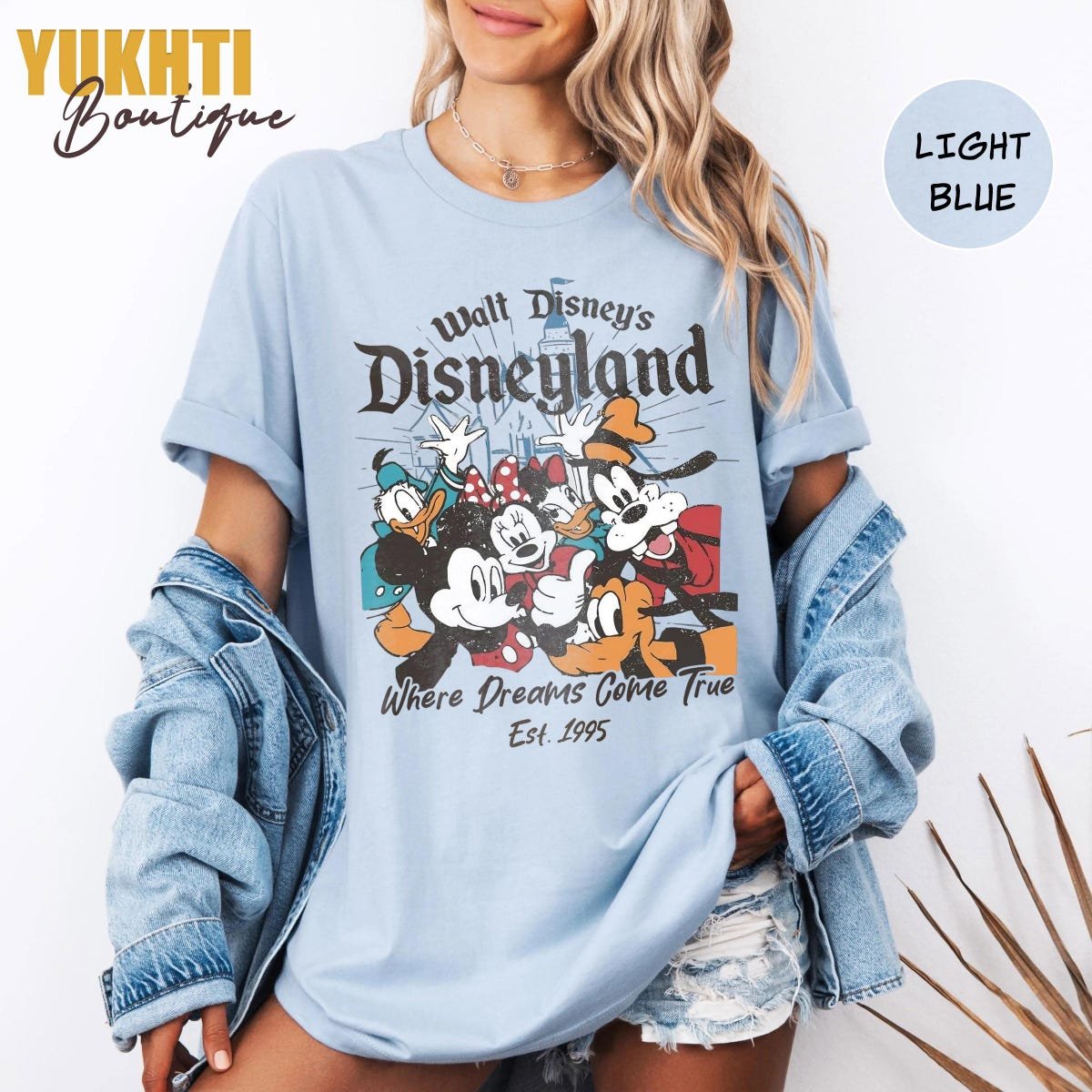 Disneyland Retro Shirt Mickey Friends Magic Kingdom Family Trip