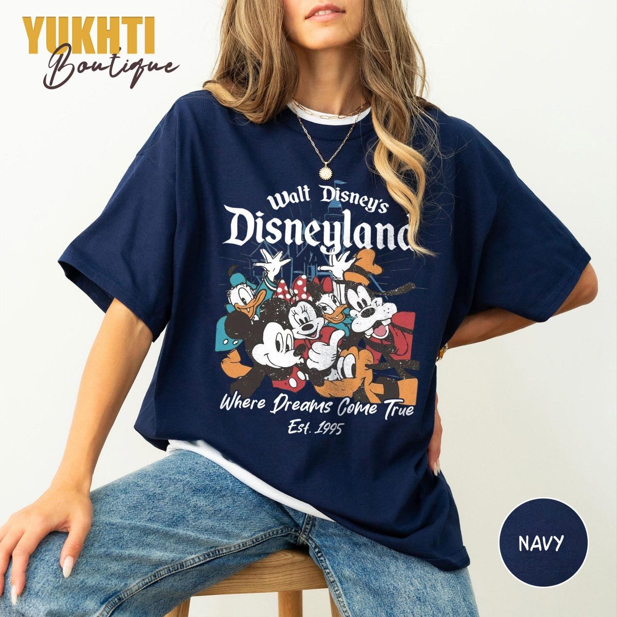 Disneyland Retro Shirt Mickey Friends Magic Kingdom Family Trip