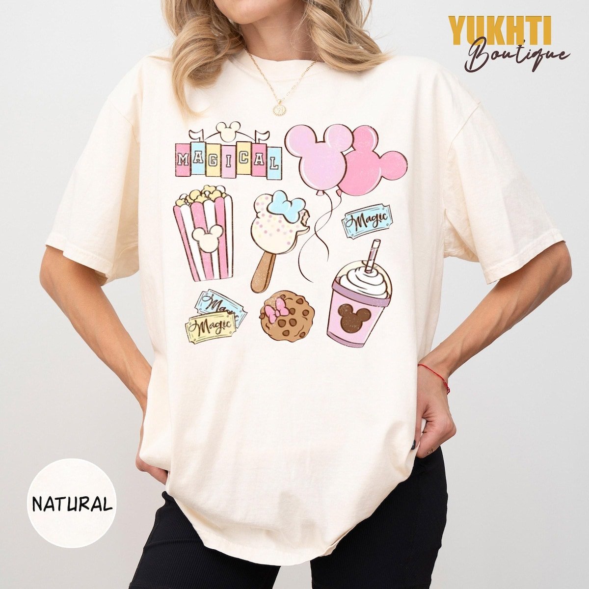 Disneyland Shirt Magical Snacks Castle Kids Ears Tee