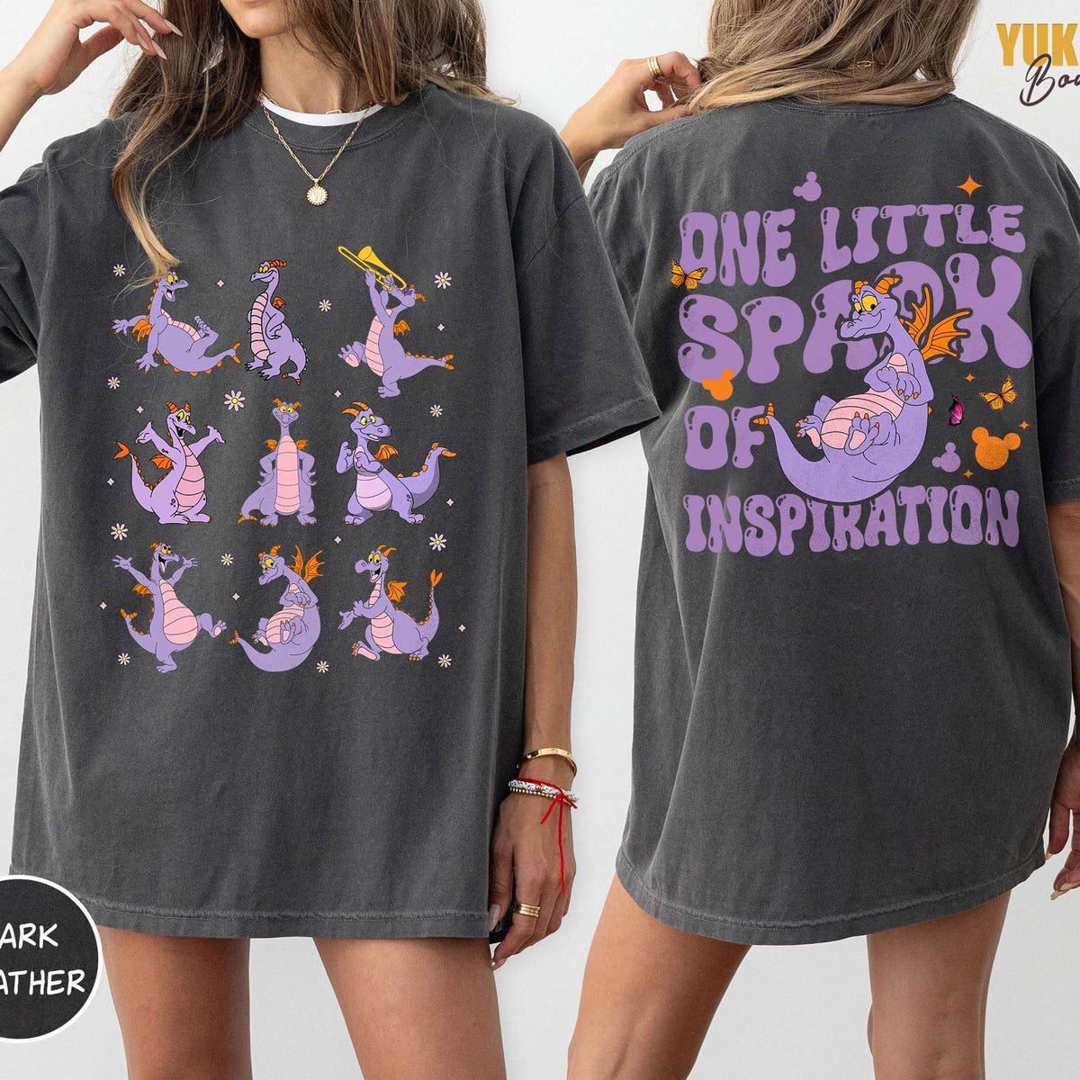 Figment Retro Shirt Magic Kingdom Epcot Disney World Tee