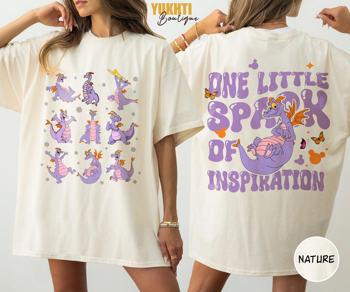 Figment Retro Shirt Magic Kingdom Epcot Disney World Tee