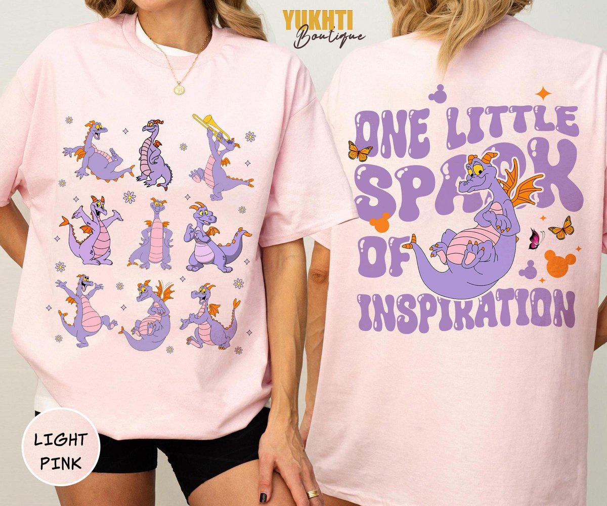 Figment Retro Shirt Magic Kingdom Epcot Disney World Tee