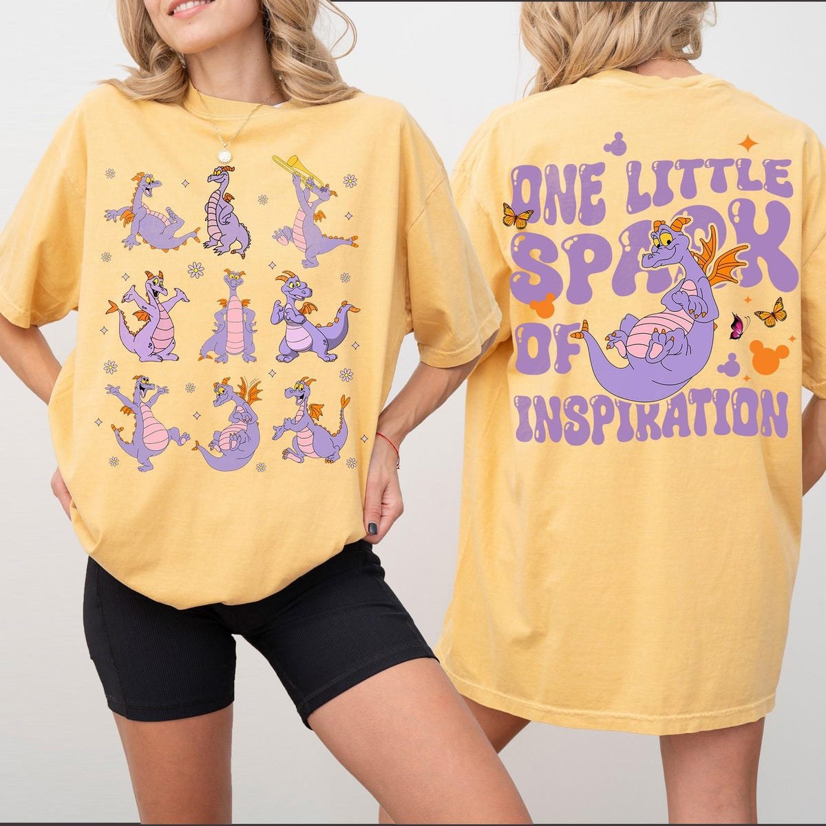 Figment Retro Shirt Magic Kingdom Epcot Disney World Tee