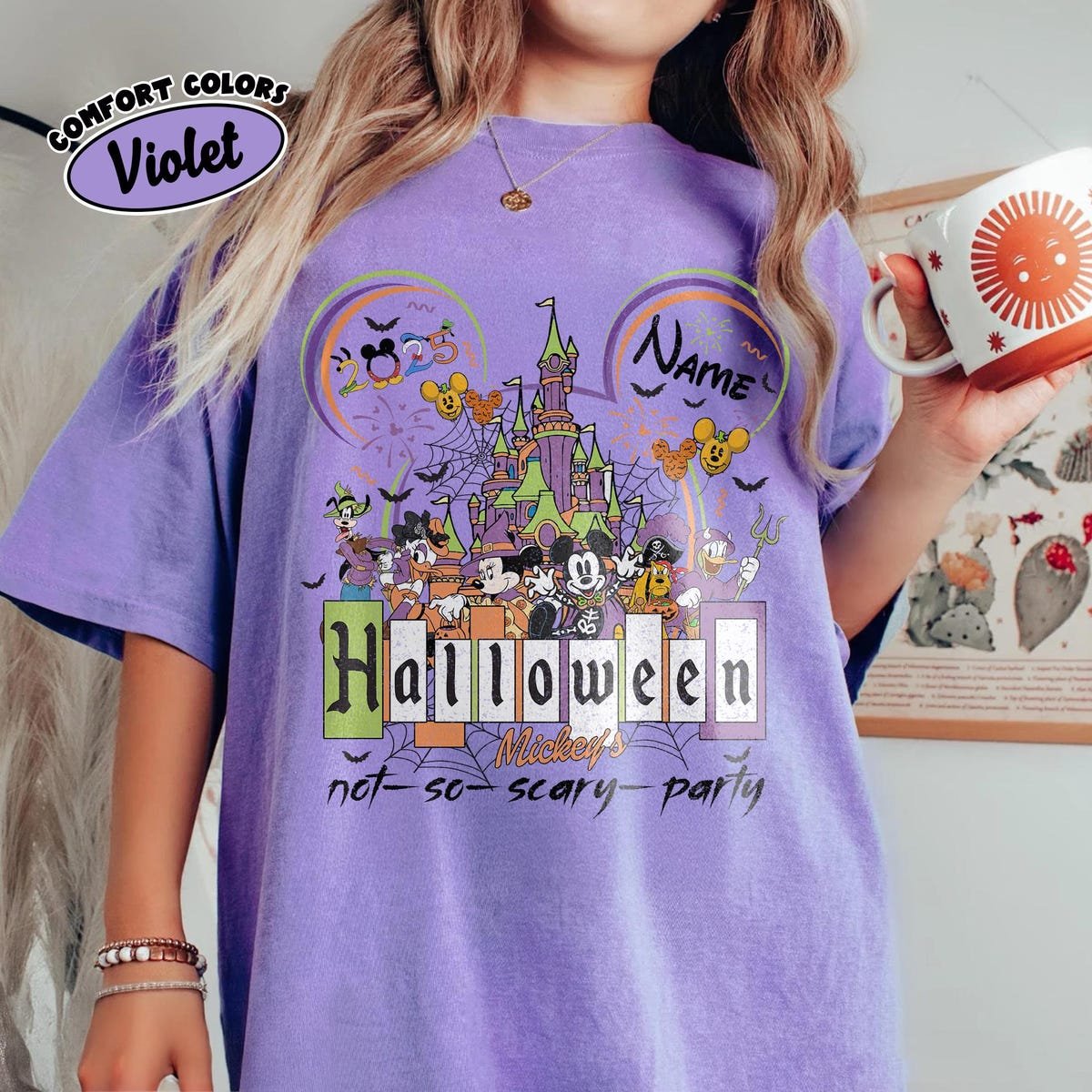 Halloween 2025 Retro Disney Mickey Shirt Spooky Family Trip Tee