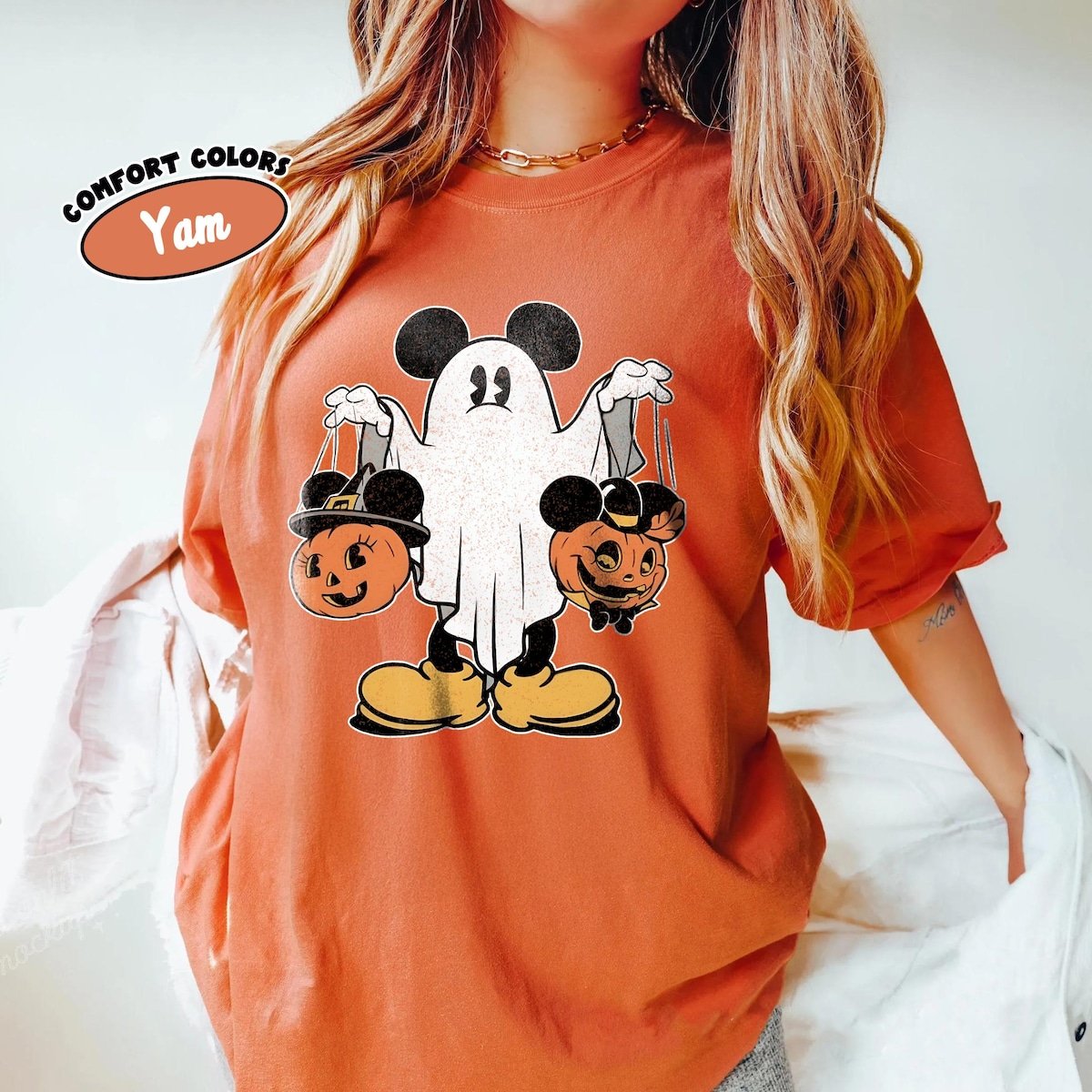 Halloween Mickey Shirts Disney Pumpkin Tees Family Trick or Treat 2025
