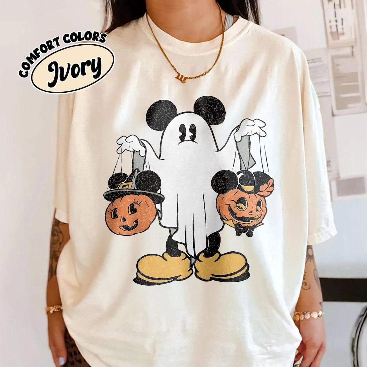 Halloween Mickey Shirts Disney Pumpkin Tees Family Trick or Treat 2025