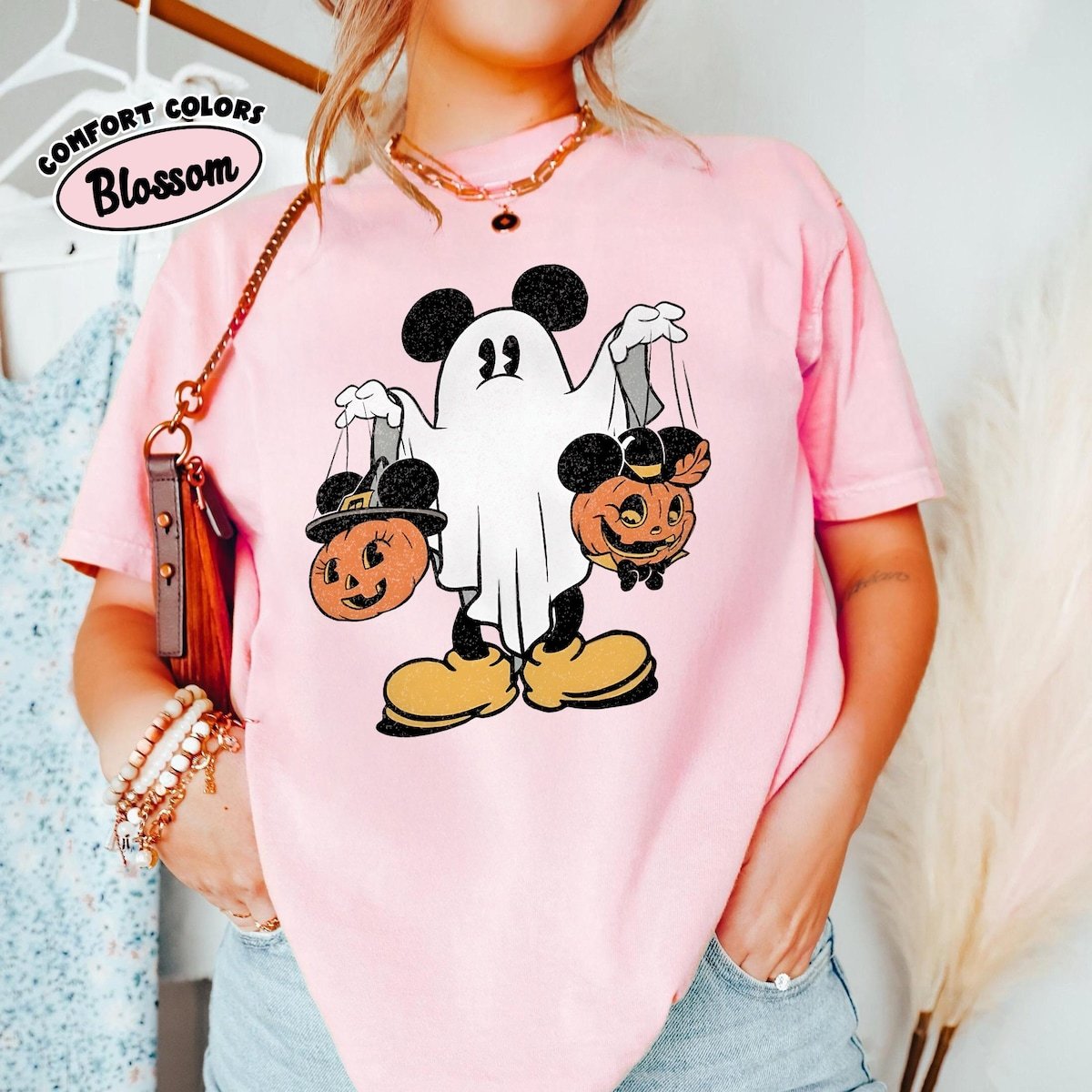 Halloween Mickey Shirts Disney Pumpkin Tees Family Trick or Treat 2025