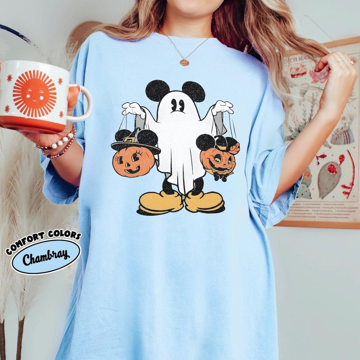 Halloween Mickey Shirts Disney Pumpkin Tees Family Trick or Treat 2025