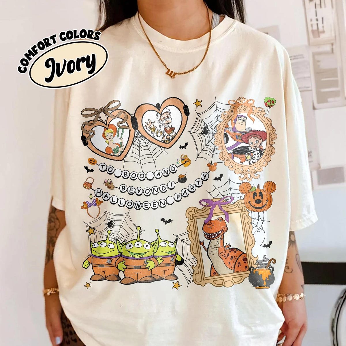 Halloween Shirt Retro Toy Story Tee Cute Kids Pumpkin Shirt 2025