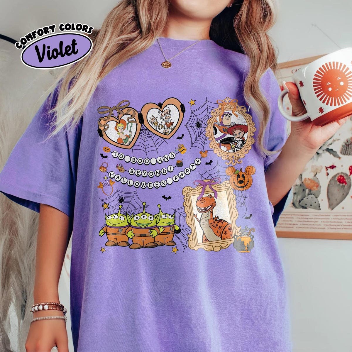 Halloween Shirt Retro Toy Story Tee Cute Kids Pumpkin Shirt 2025