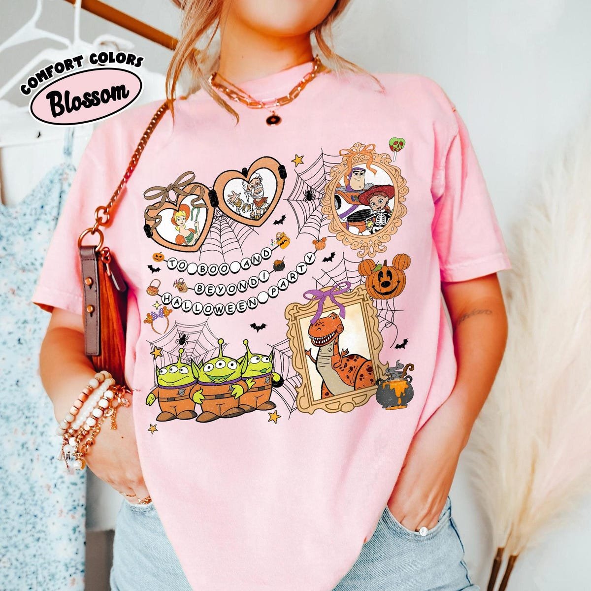 Halloween Shirt Retro Toy Story Tee Cute Kids Pumpkin Shirt 2025