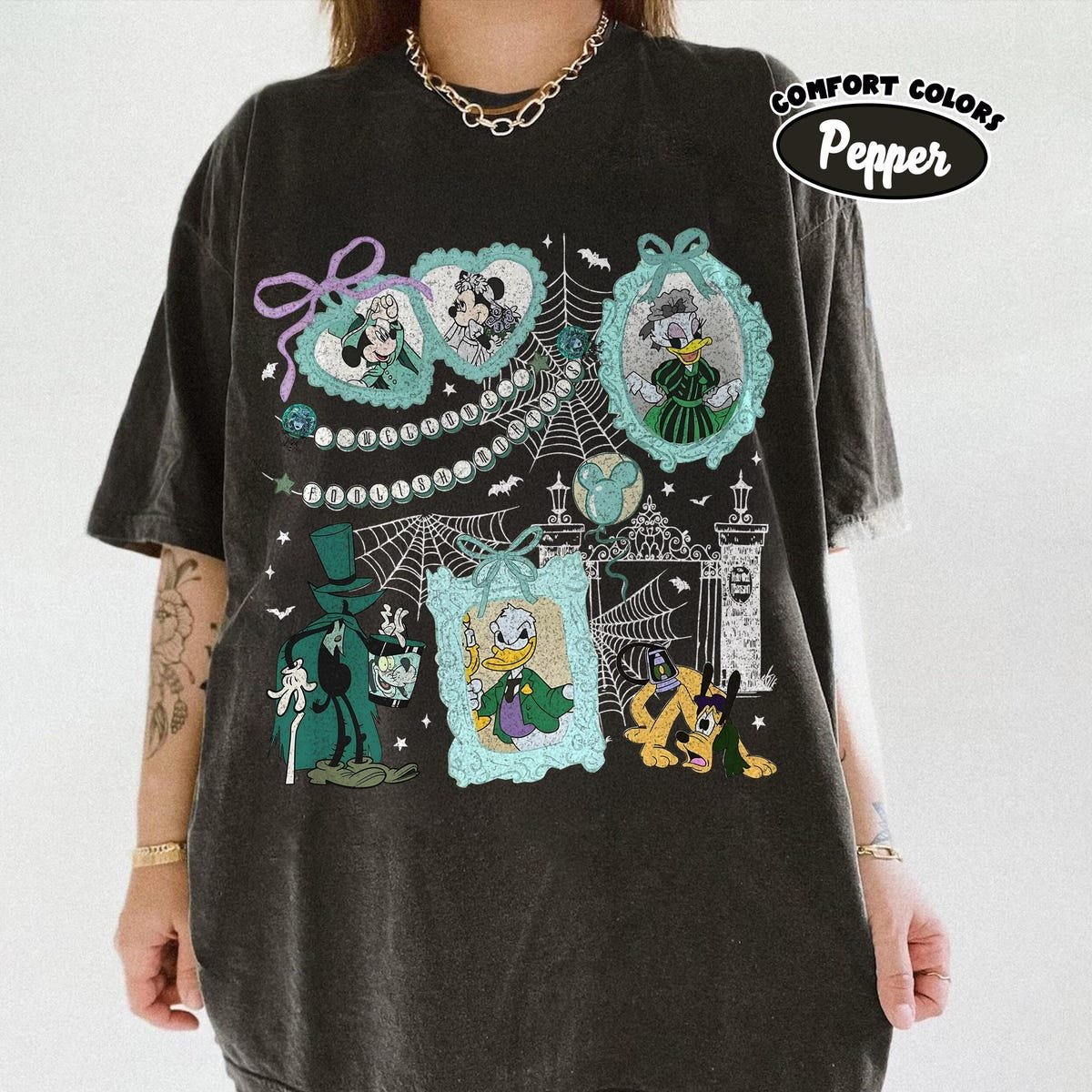 Haunted Mansion Disney Shirt Mickey Friends Halloween Tee 2025
