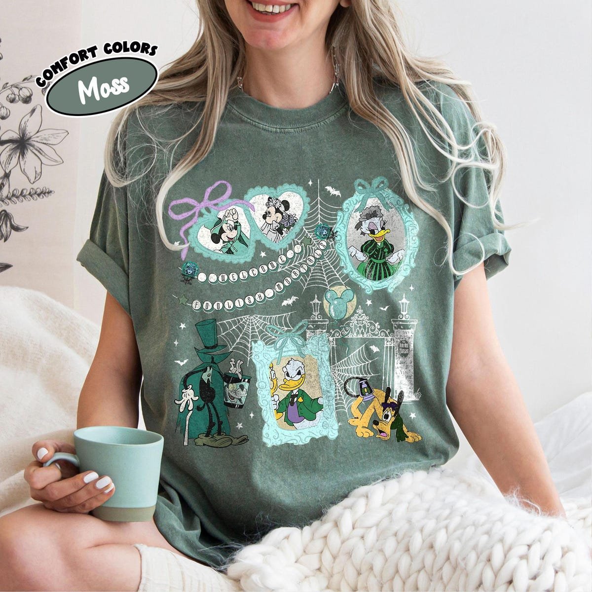Haunted Mansion Disney Shirt Mickey Friends Halloween Tee 2025