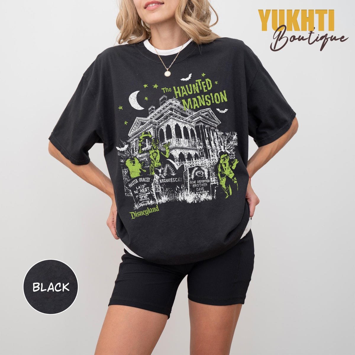 Haunted Mansion Shirt Vintage Disney Halloween Tee Ghost Host Design