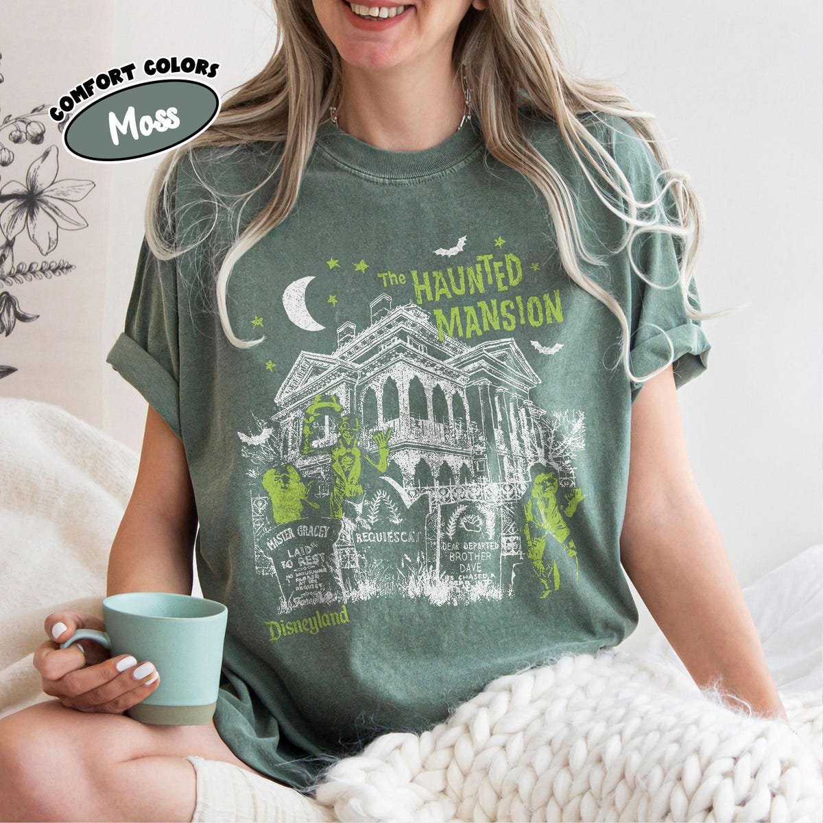 Haunted Mansion Shirt Vintage Disney Halloween Tee Ghost Host Design