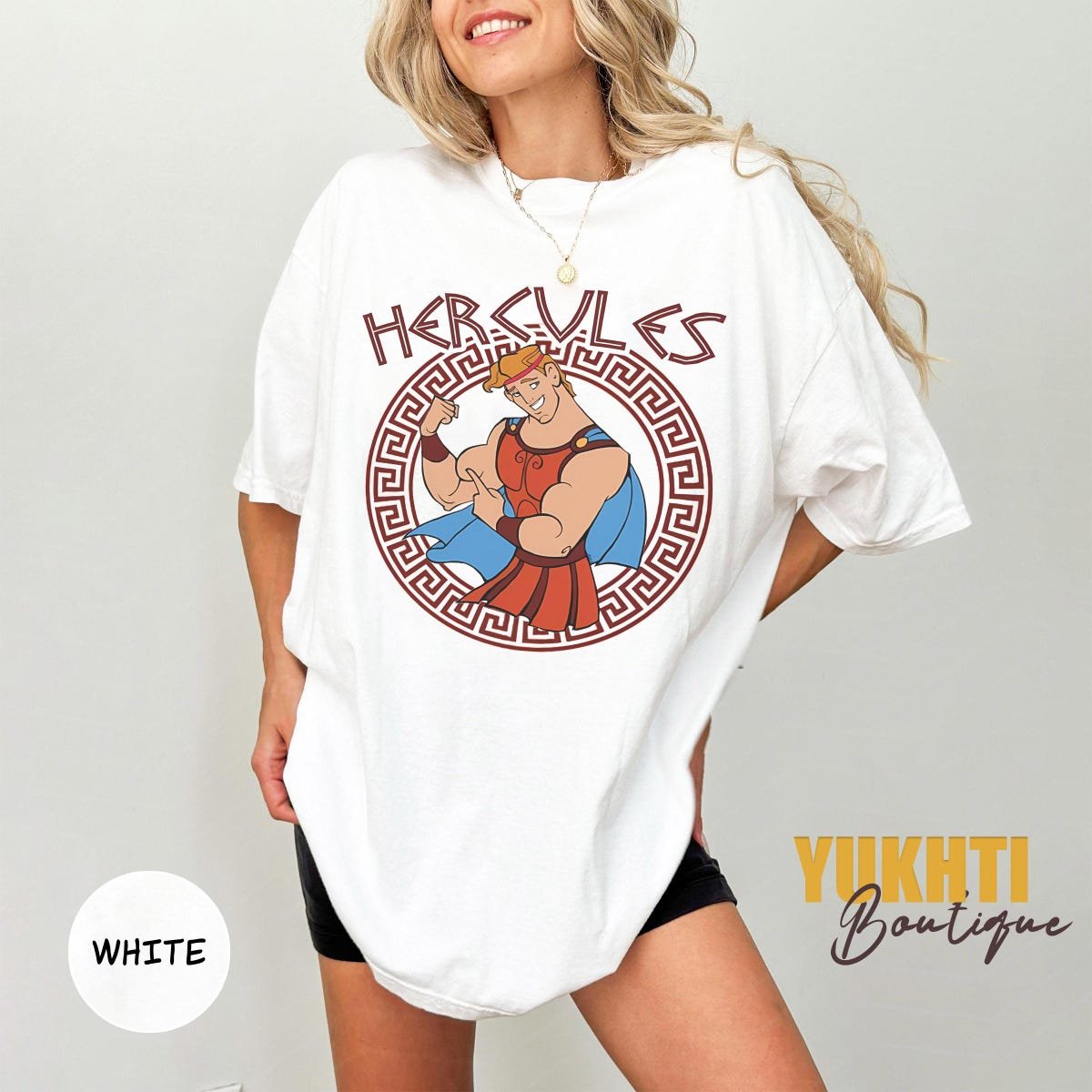 Hercules Disney Characters Shirt Retro Greek Mythology Family Tee
