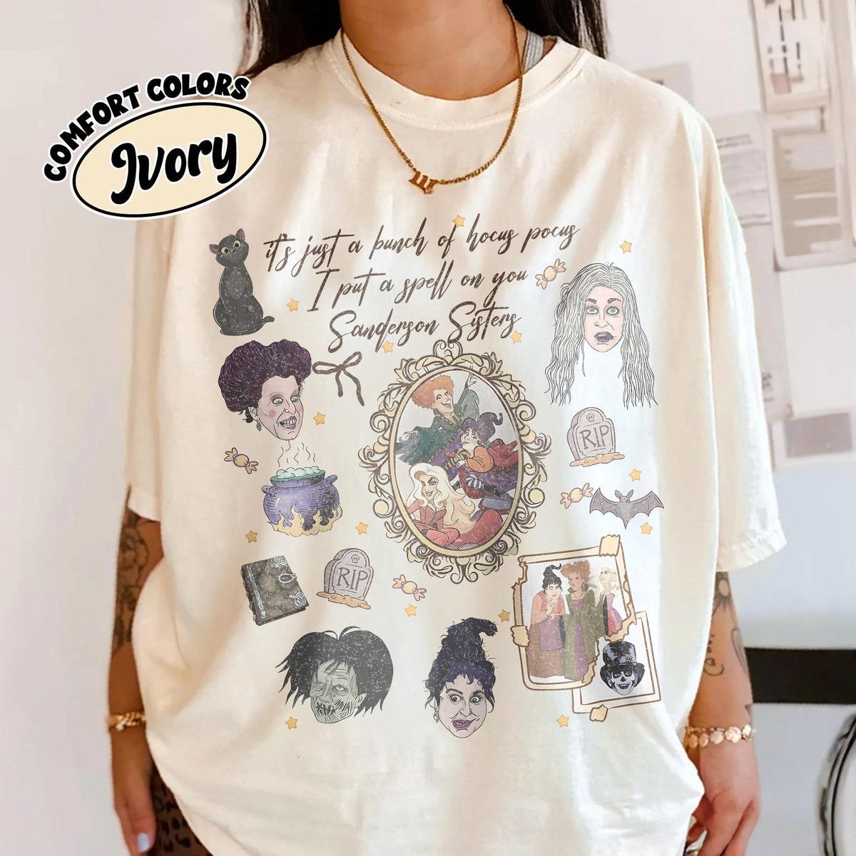 Hocus Pocus Sanderson Sisters Halloween Witch Shirt
