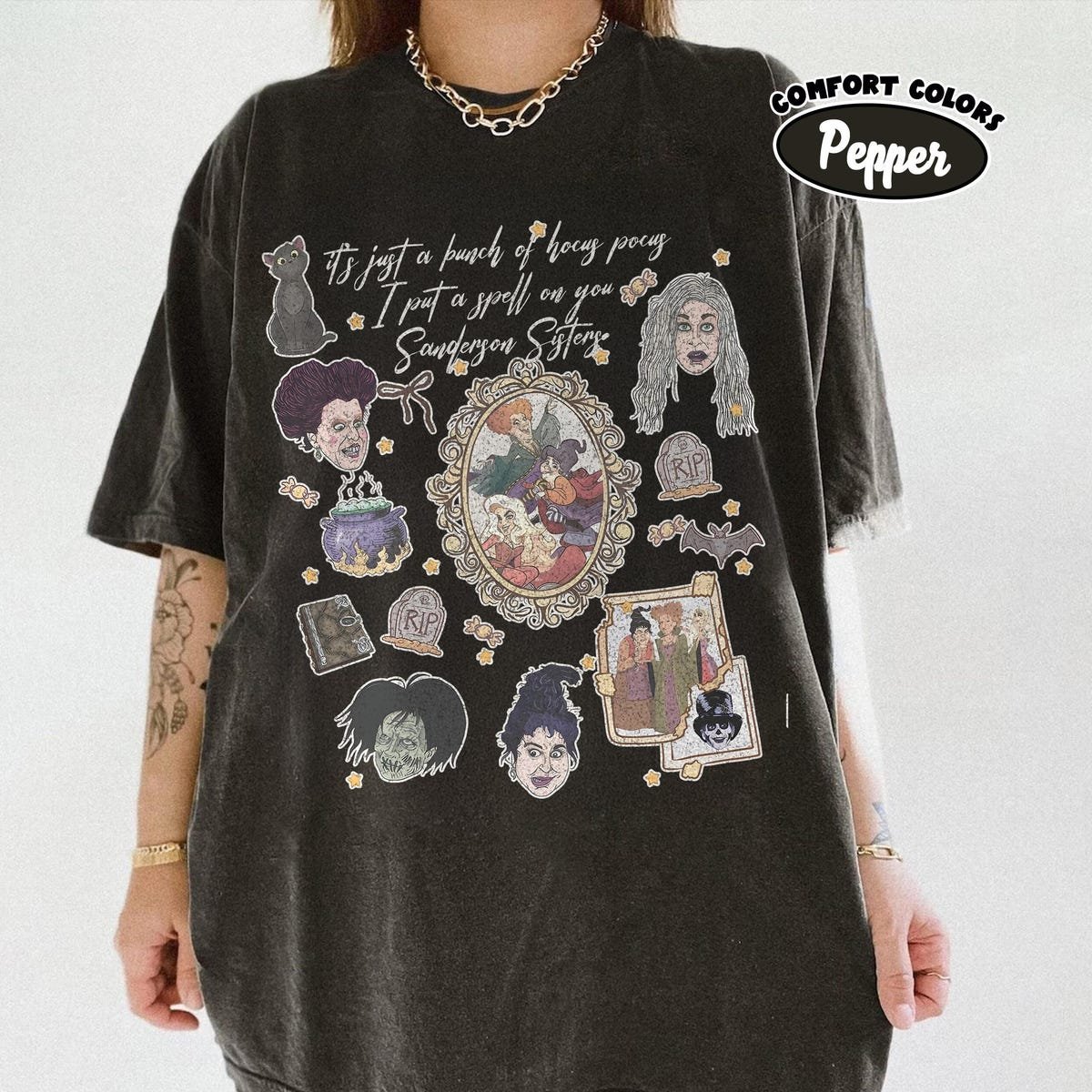 Hocus Pocus Sanderson Sisters Halloween Witch Shirt