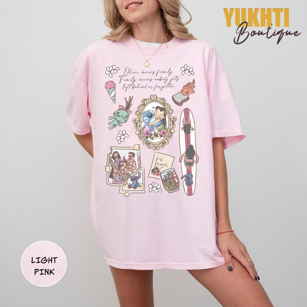 Lilo and Stitch Hawaiian Shirt Disney Family Tee Vacation Gift
