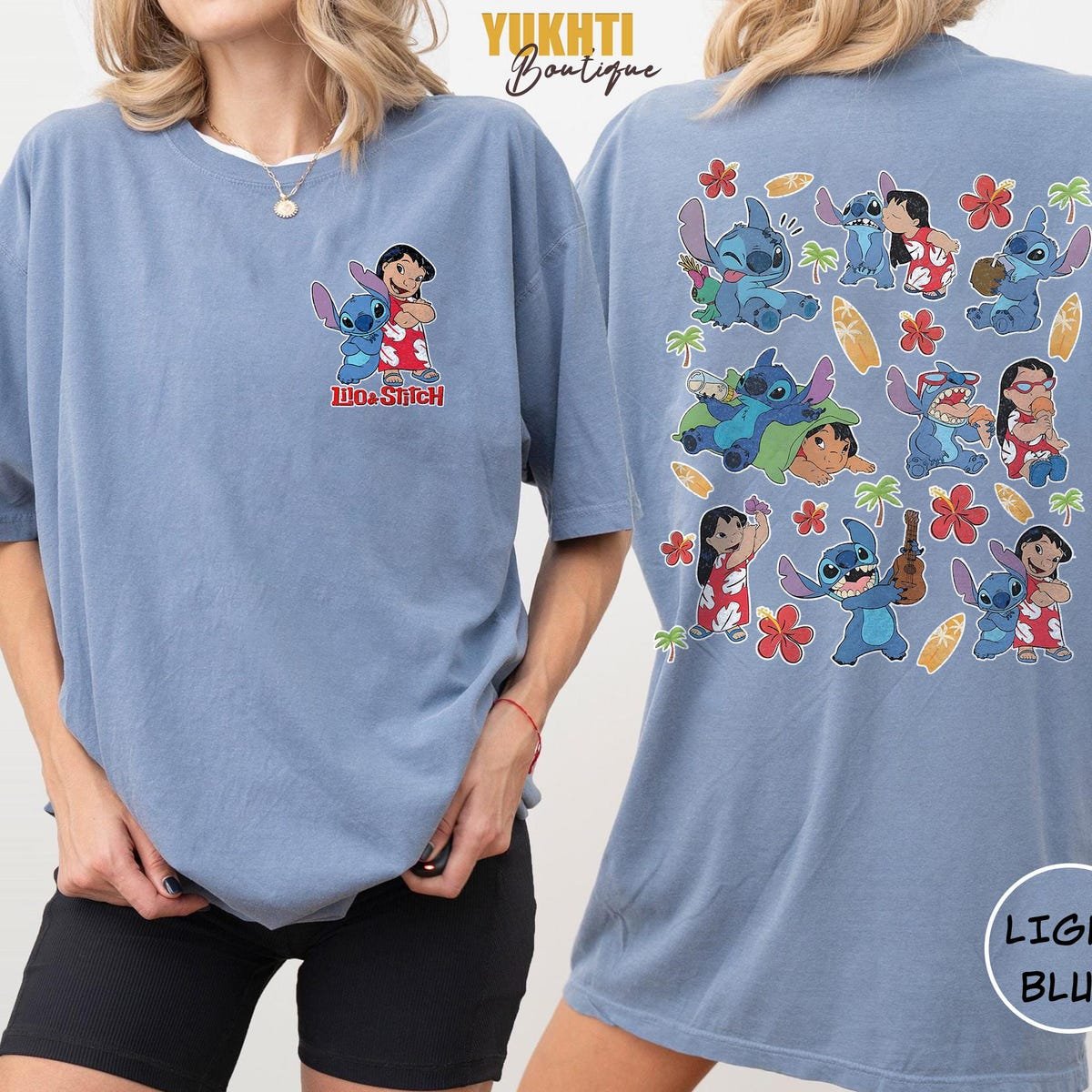 Lilo and Stitch Hawaiian Vacation Shirt Disney Family Tee