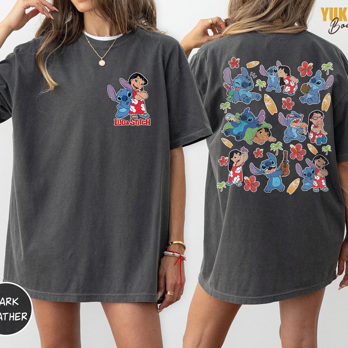 Lilo and Stitch Hawaiian Vacation Shirt Disney Family Tee
