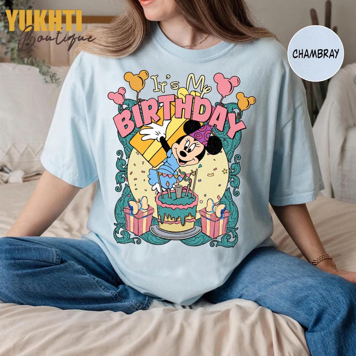 Mickey Birthday Shirt Disneyland Trip Disney Party Tee