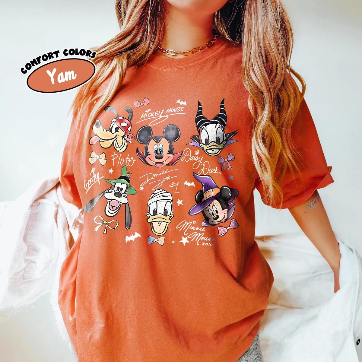 Mickey Halloween Shirt Comfort Colors Retro Disney Family Tee