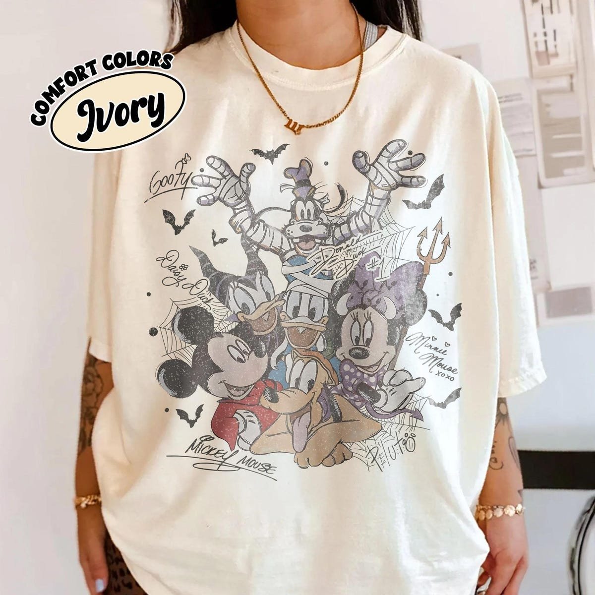 Mickey Halloween Shirts Comfort Colors Disney Tee