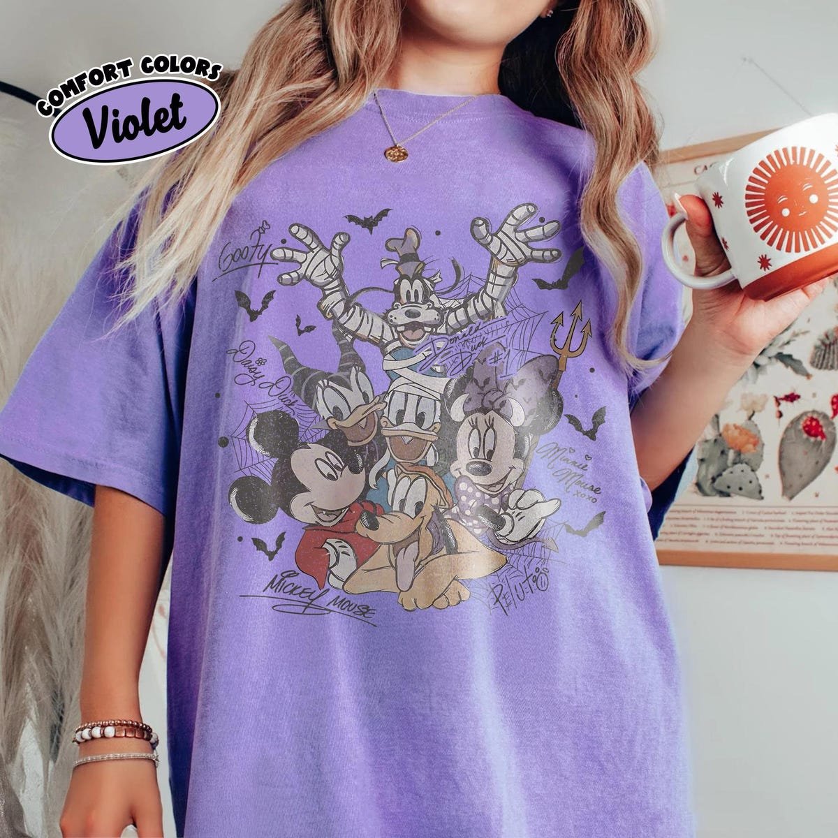 Mickey Halloween Shirts Comfort Colors Disney Tee