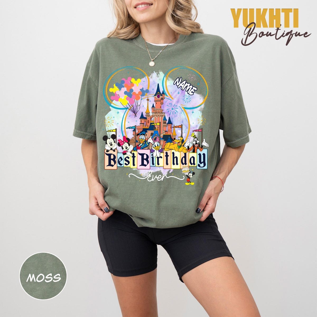 Mickey and Friends Birthday Shirt Custom Disney Family Trip Tee