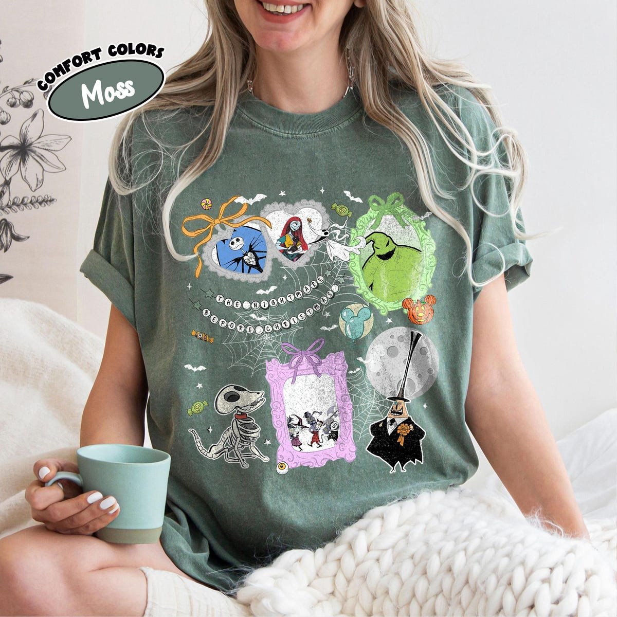 Nightmare Before Christmas Halloween Shirt Vintage Disney Tee
