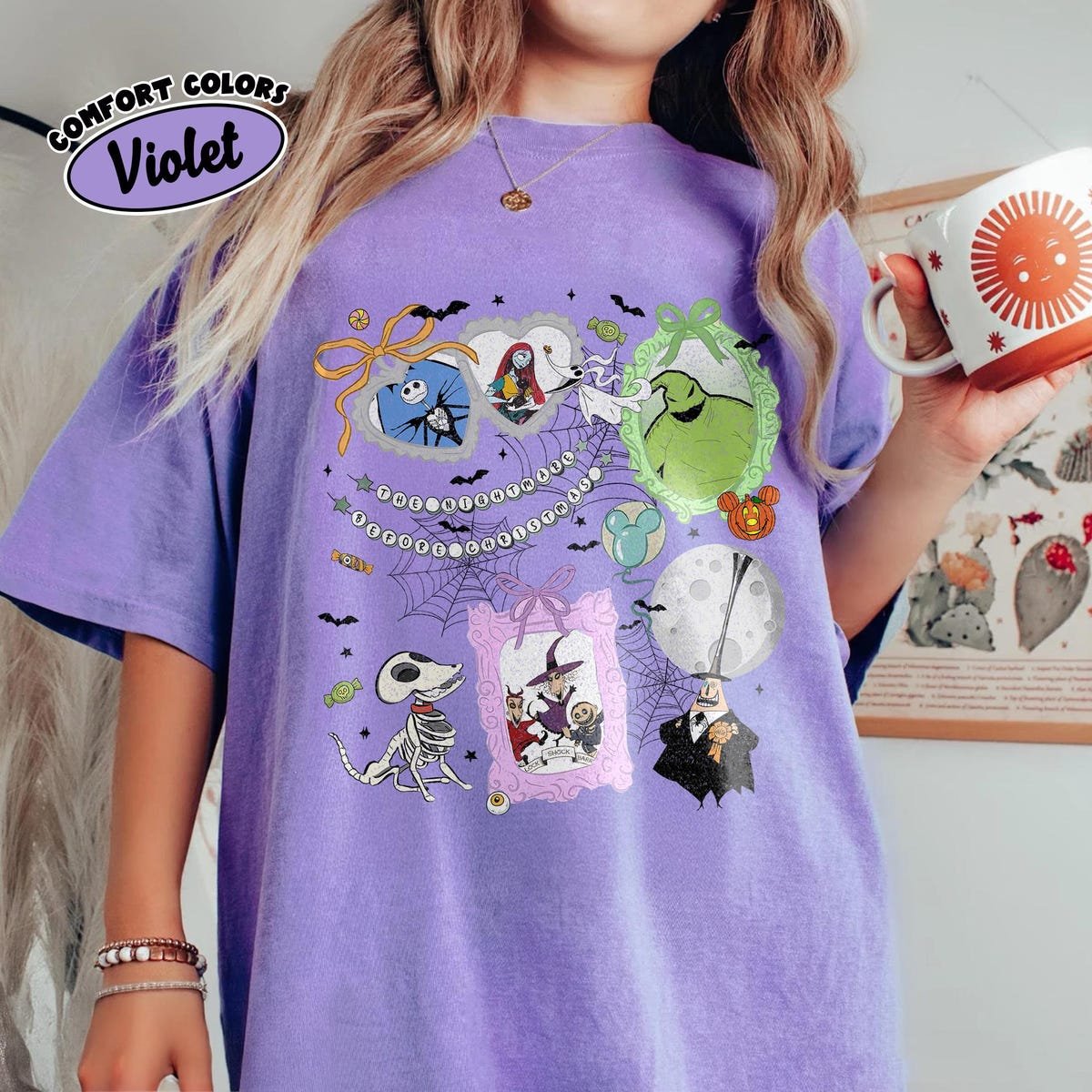 Nightmare Before Christmas Halloween Shirt Vintage Disney Tee