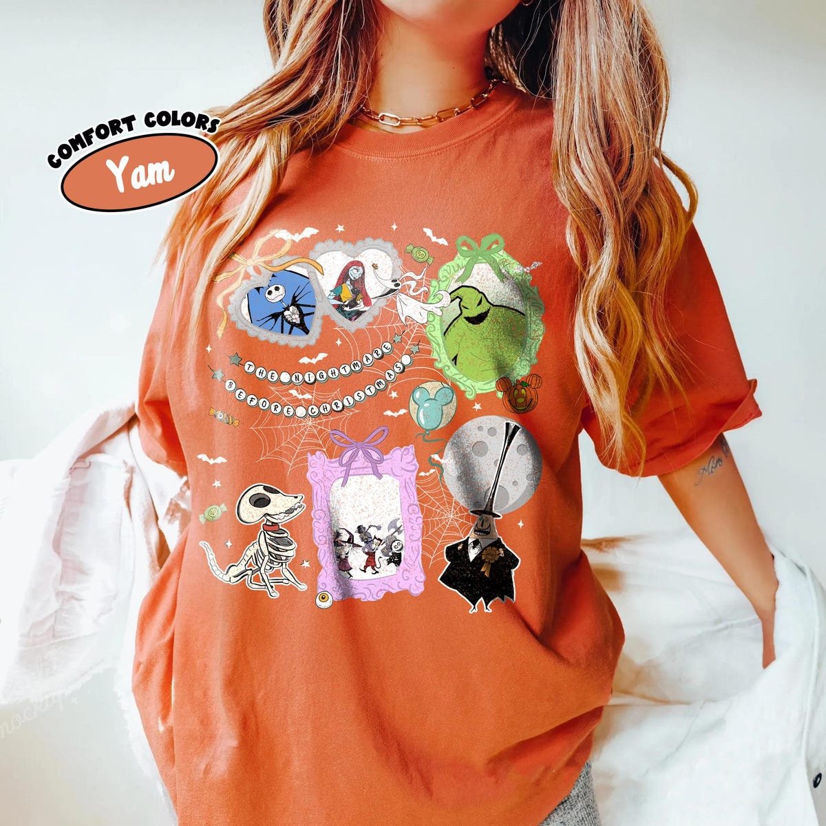 Nightmare Before Christmas Halloween Shirt Vintage Disney Tee