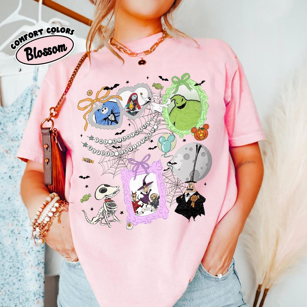 Nightmare Before Christmas Halloween Shirt Vintage Disney Tee