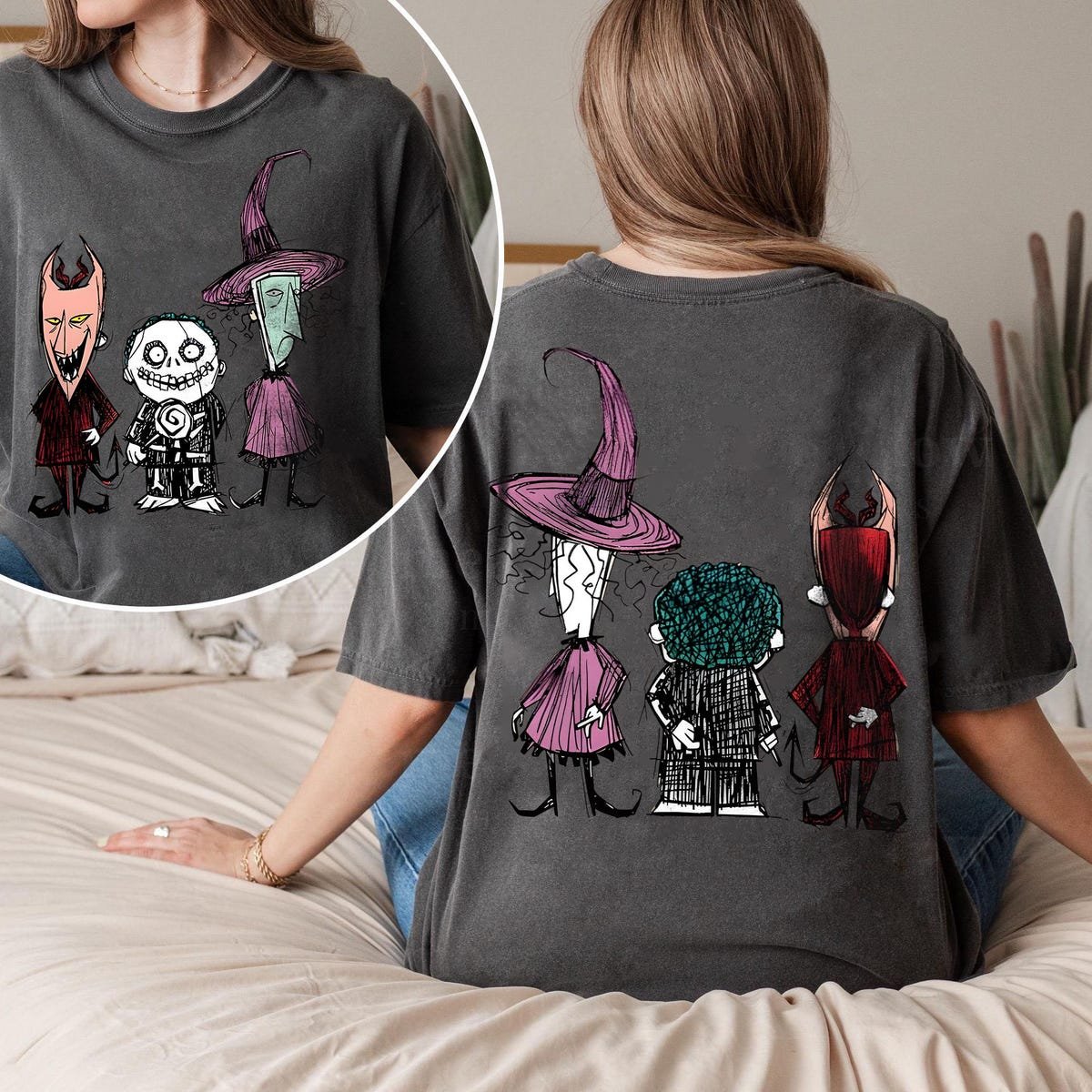 Nightmare Before Christmas Lock Shock Barrel Halloween Shirt