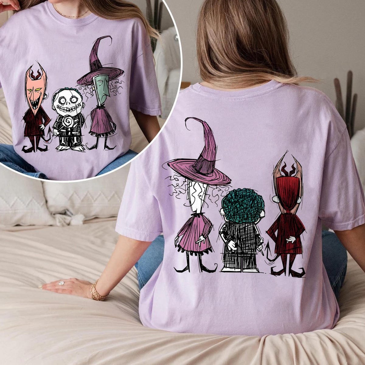 Nightmare Before Christmas Lock Shock Barrel Halloween Shirt