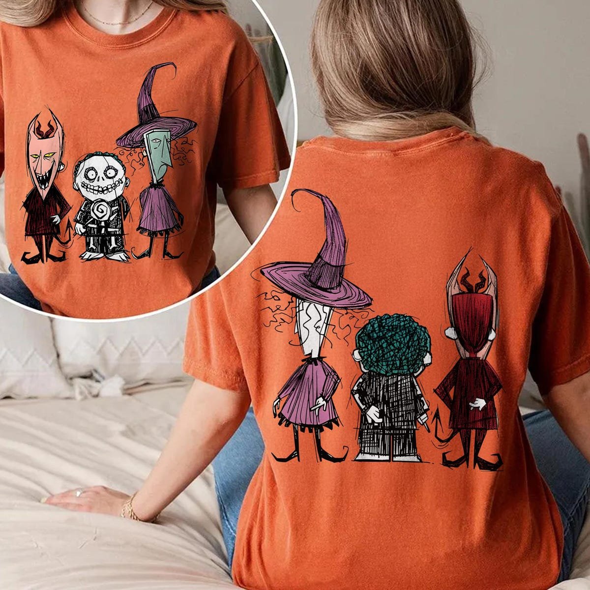 Nightmare Before Christmas Lock Shock Barrel Halloween Shirt
