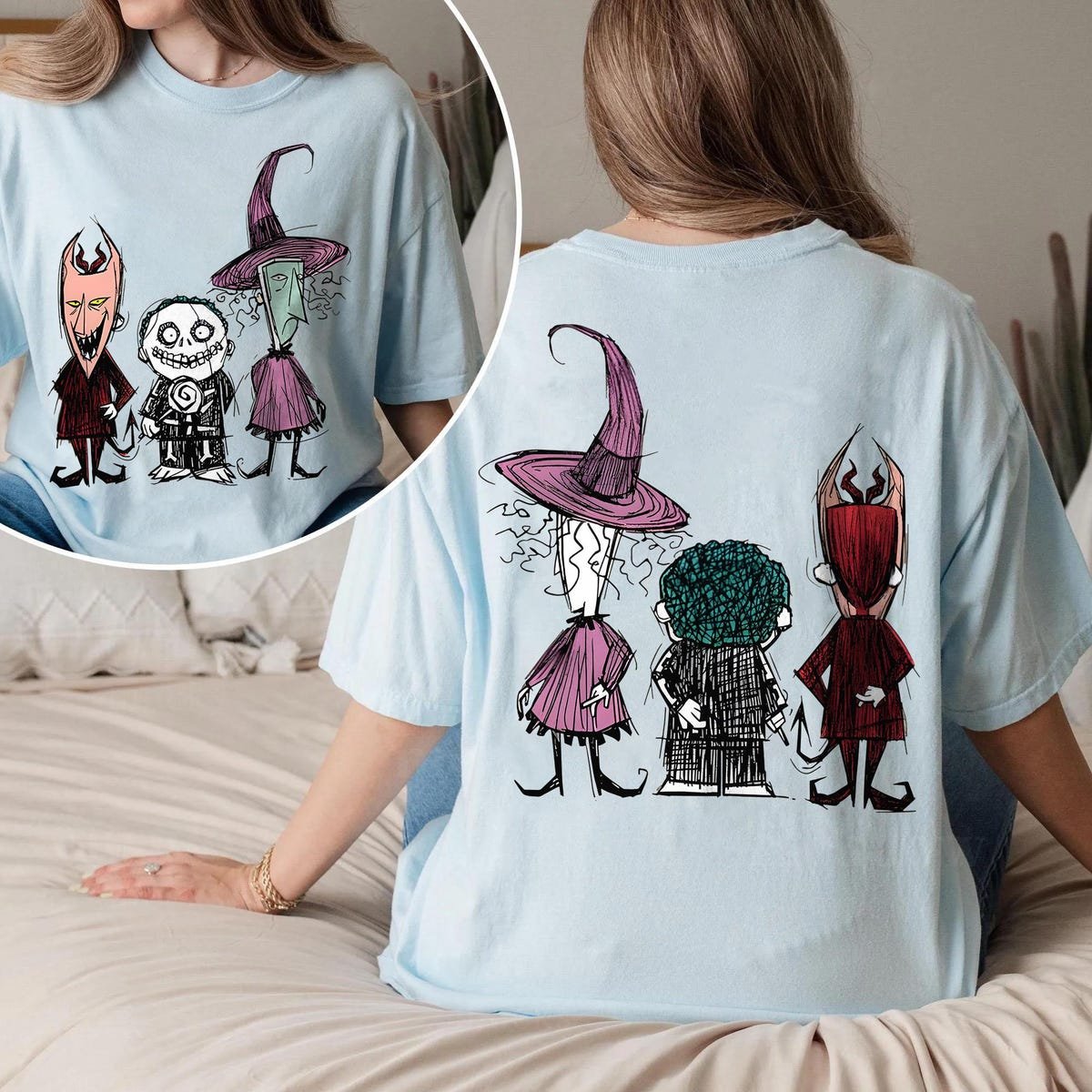 Nightmare Before Christmas Lock Shock Barrel Halloween Shirt