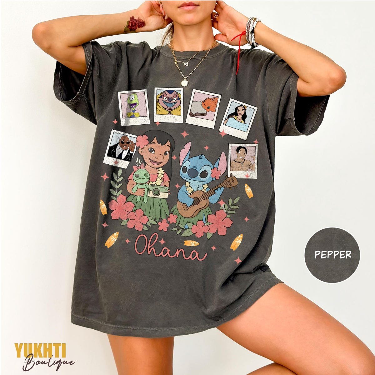 Ohana Family Vacation Shirts Lilo and Stitch Disney Trip Tee