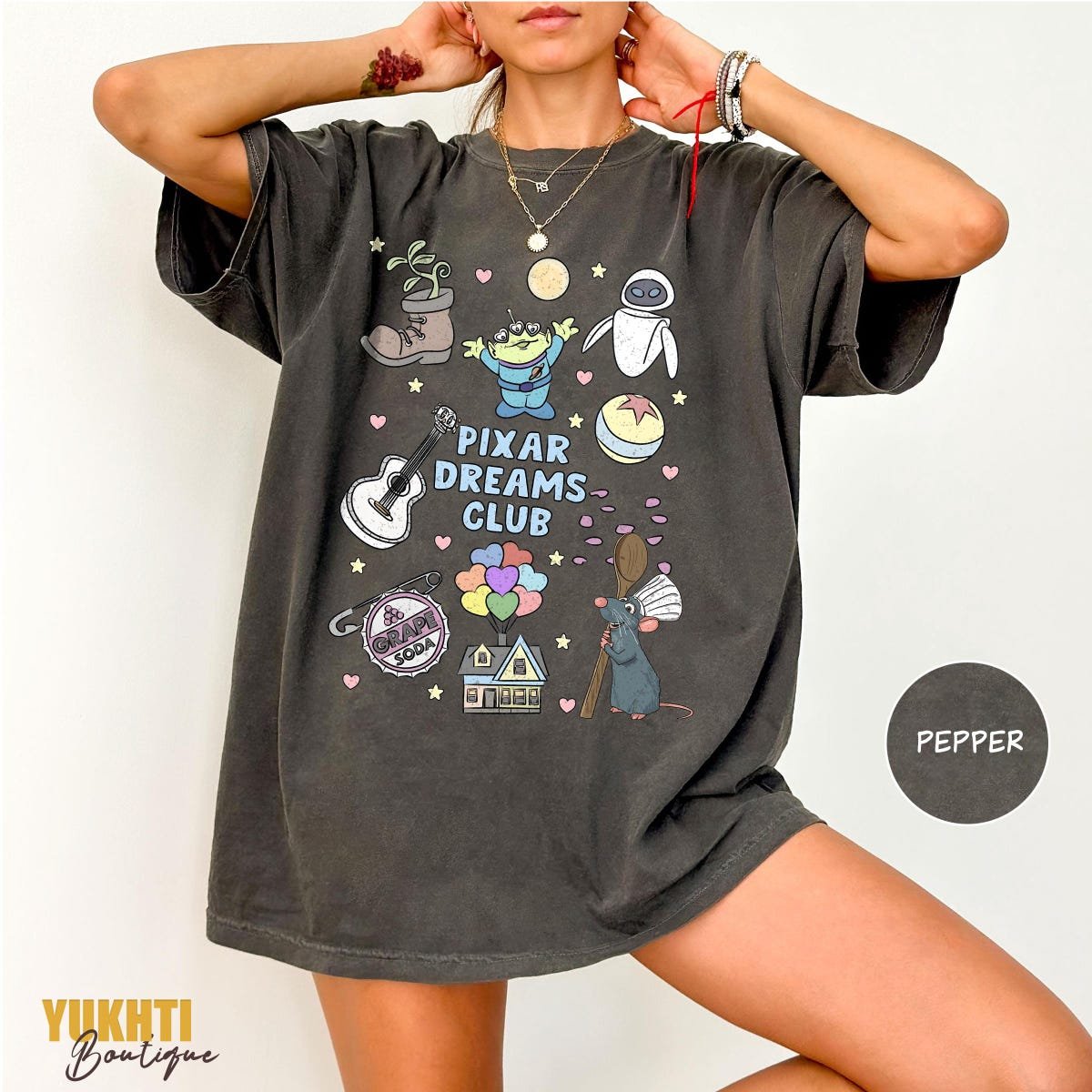 Pixar Characters Shirt Disney Trip Tee Pixar Dreams Club Comfort Colors
