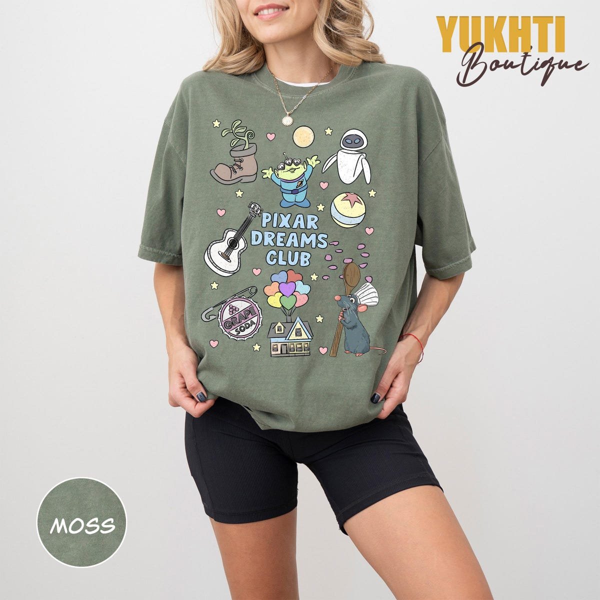 Pixar Characters Shirt Disney Trip Tee Pixar Dreams Club Comfort Colors