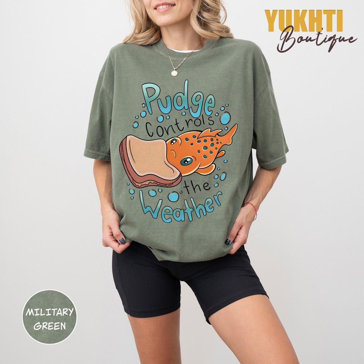Pudge Controls Weather Shirt Lilo and Stitch Quote Tee Disney Gift
