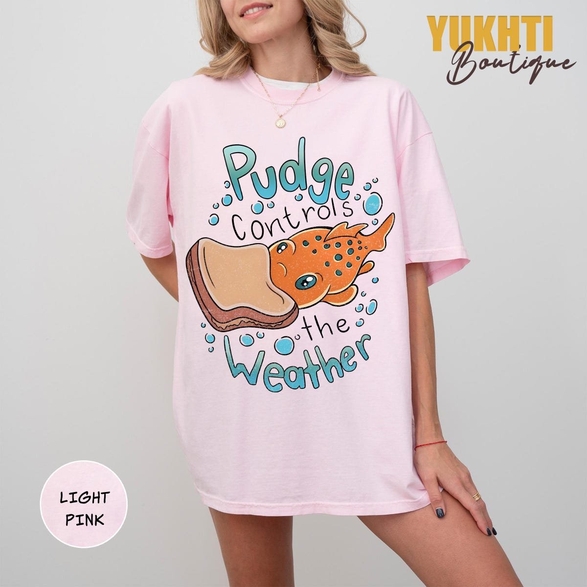 Pudge Controls Weather Shirt Lilo and Stitch Quote Tee Disney Gift