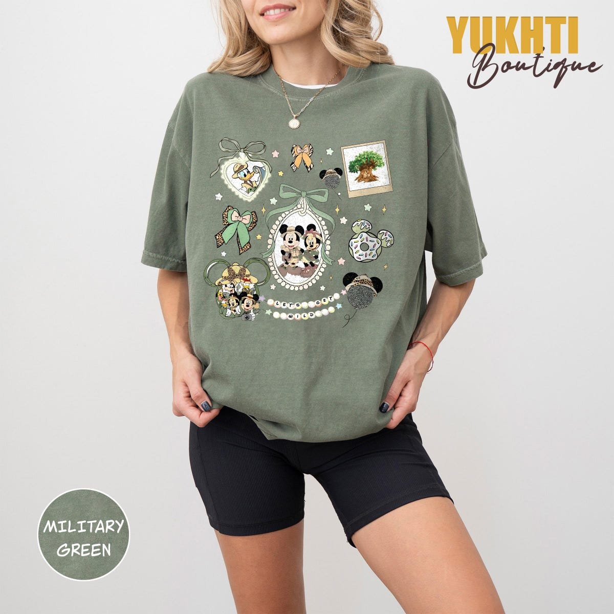 Retro Disney Animal Kingdom Safari Tee Wildlife Adventure Shirt