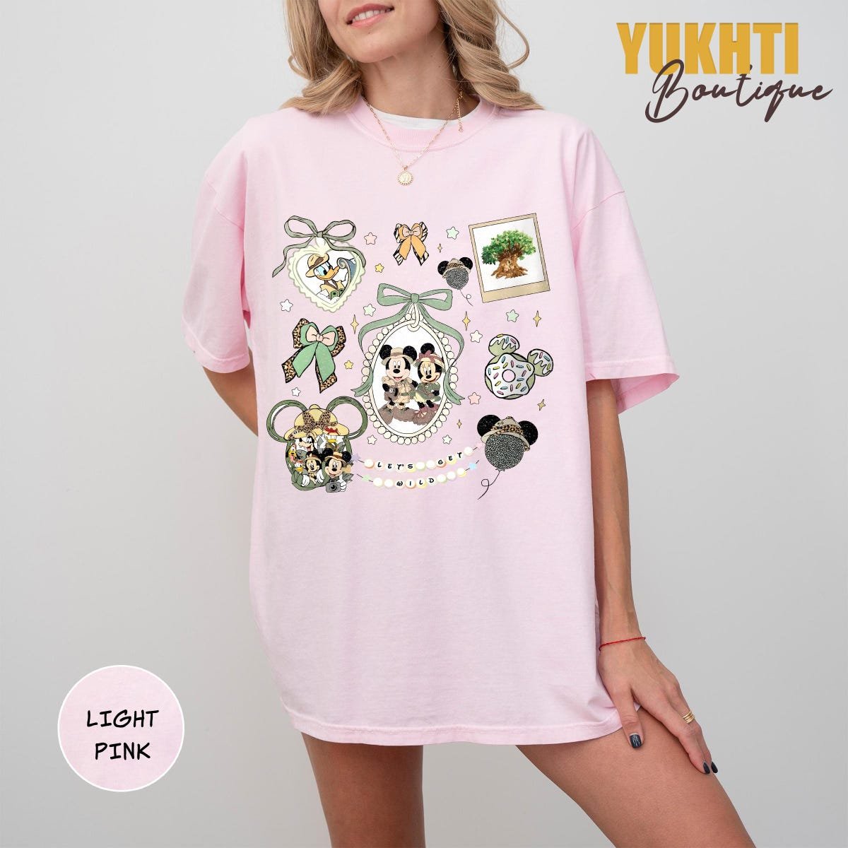 Retro Disney Animal Kingdom Safari Tee Wildlife Adventure Shirt